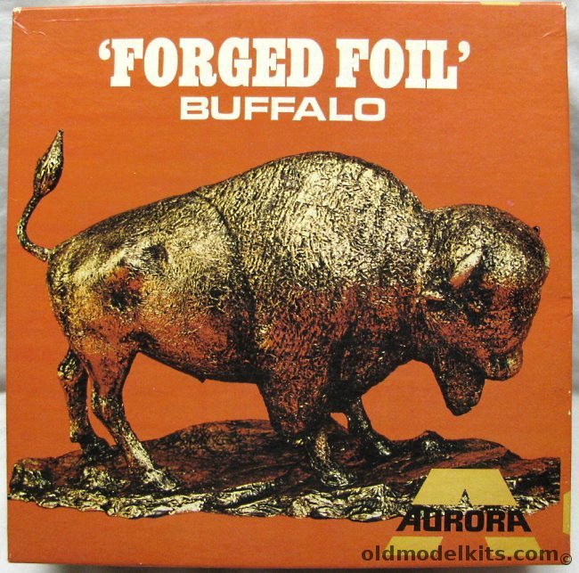 Aurora 1/16 Forged Foil Buffalo, 445-350 plastic model kit